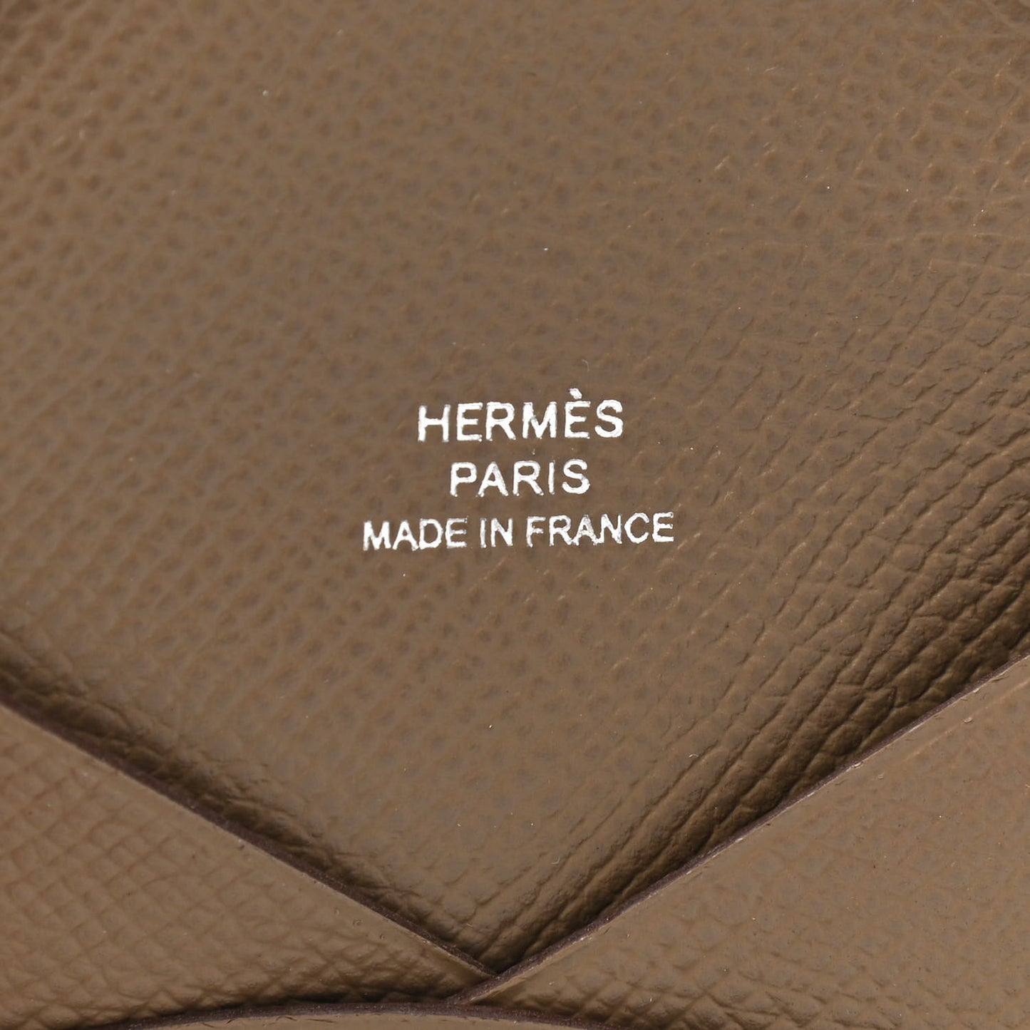 Epsom Calvi Card Case Etoupe