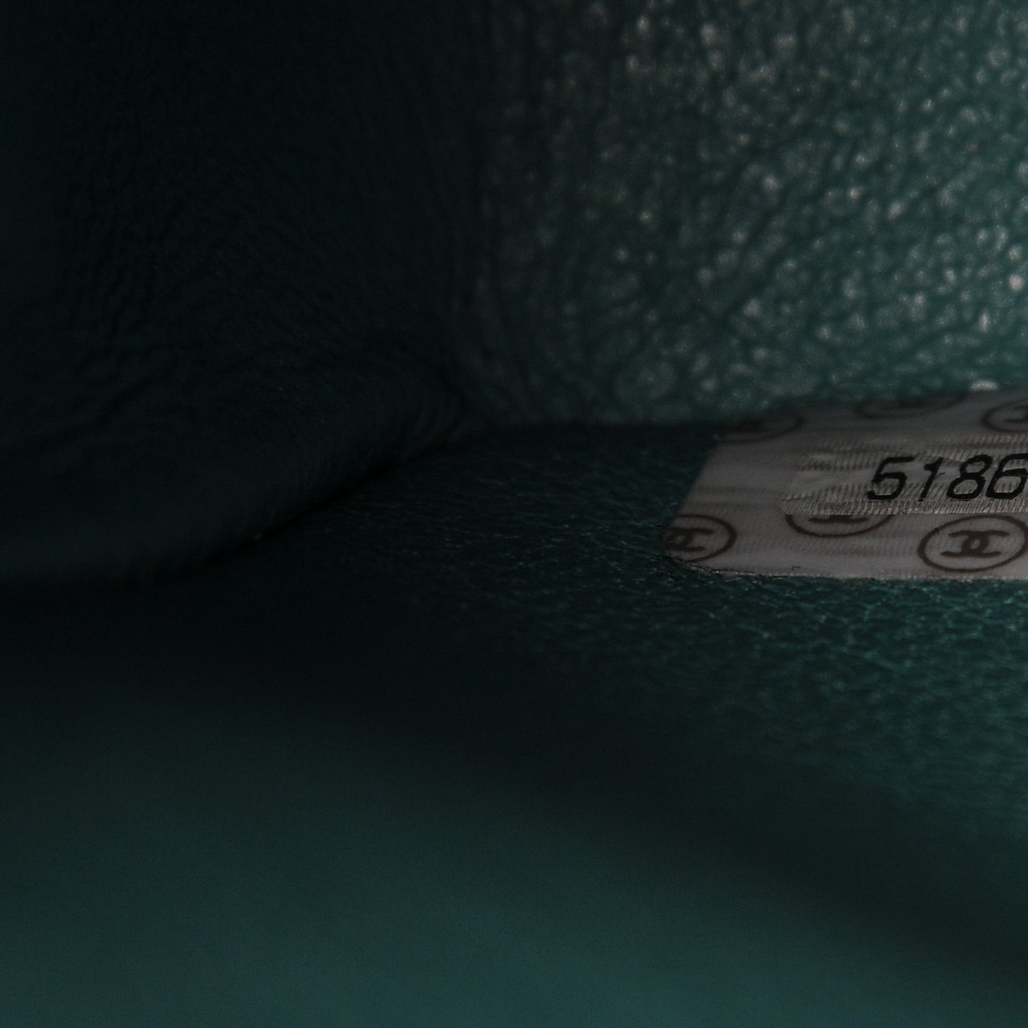 Lambskin Quilted Medium Double Flap Light Green