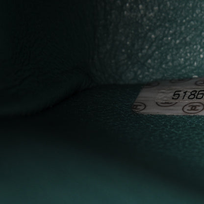 Chanel Lambskin Quilted Medium Double Flap Light Green 6 of 10