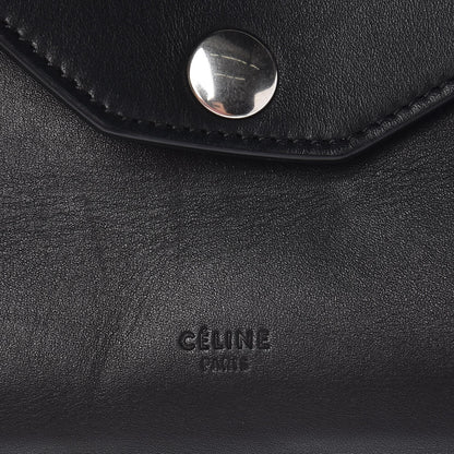 Celine Natural Calfskin Biker Evening Clutch on Strap Black 8 of 9