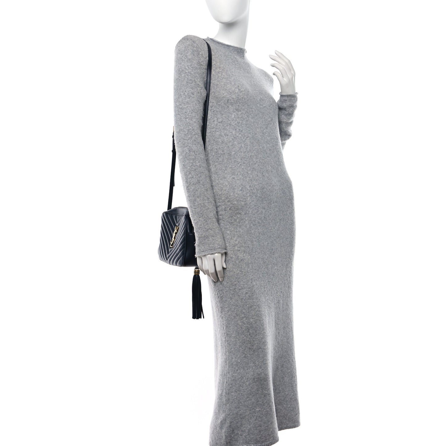 Calfskin Matelasse Monogram Lou Camera Bag Deep Marine