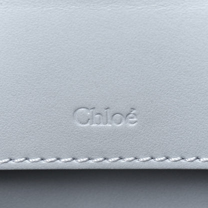 Chloe Shiny Calfskin Mini Vanity C Bag Faded Blue 7 of 20