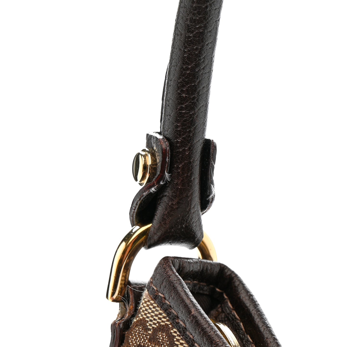 Monogram Medium Abbey D Ring Hobo Brown