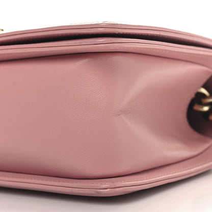Chanel Snakeskin Medium Boy Flap Light Pink 10 of 11