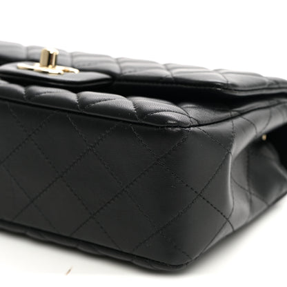 Chanel Lambskin Quilted Mini Rectangular Flap Black 10 of 11