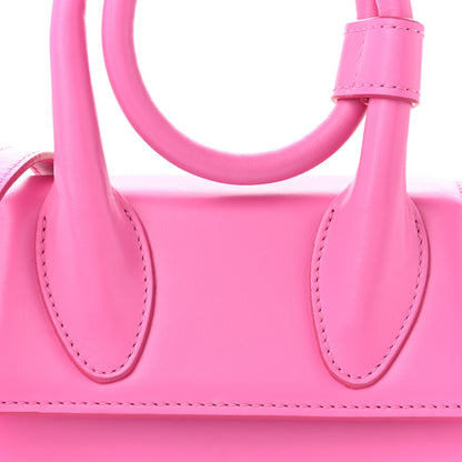 Jacquemus Calfskin Le Chiquito Noeud Dark Pink Dark Pink 7 of 9