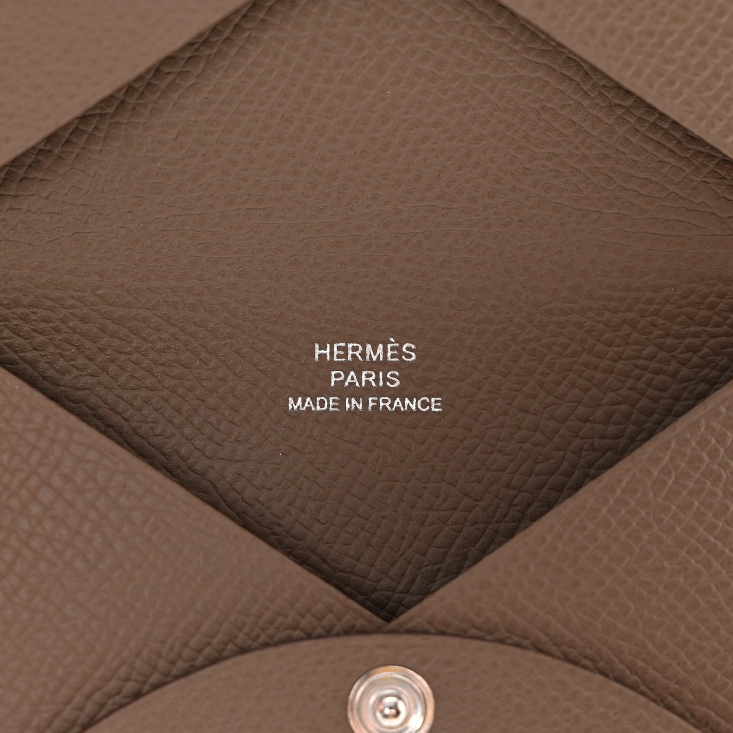 Epsom Calvi Card Case Etoupe