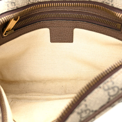 Gucci Soft GG Supreme Monogram Medium Ophidia Belt Bag Dark Brown 4 of 9