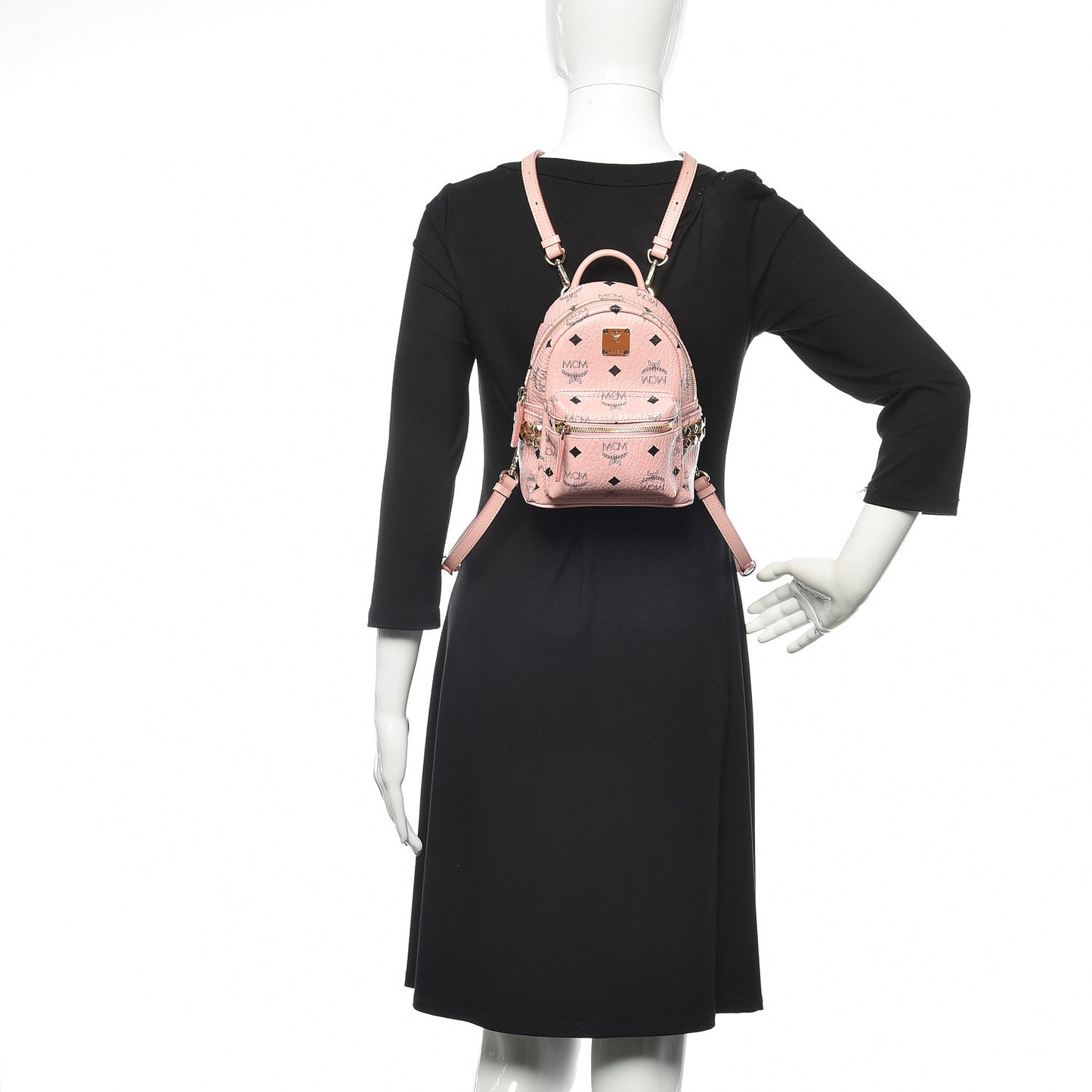 Visetos Side Stud X-Mini Stark Bebe Boo Backpack Soft Pink