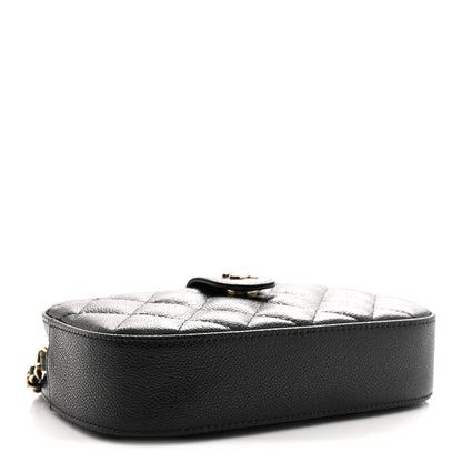 Chanel Caviar Quilted Chain Camera Bag Black 4 of 11