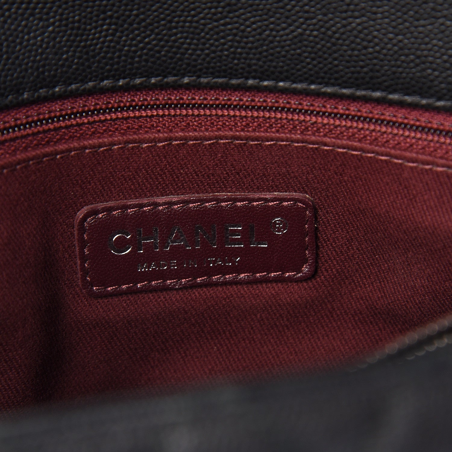 Chanel Caviar Quilted Medium Coco Handle Flap Black 6 of 10