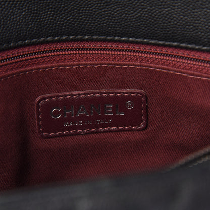 Chanel Caviar Quilted Medium Coco Handle Flap Black 6 of 10