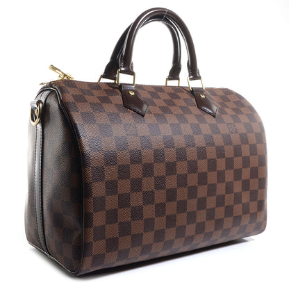 Louis Vuitton Damier Ebene Speedy Bandouliere 30 3 of 8