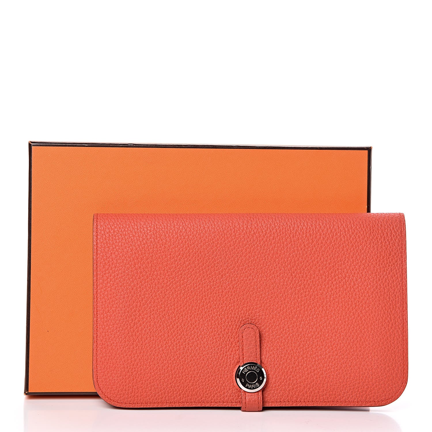 Hermes Togo Dogon Duo Wallet Capucine 9 of 9