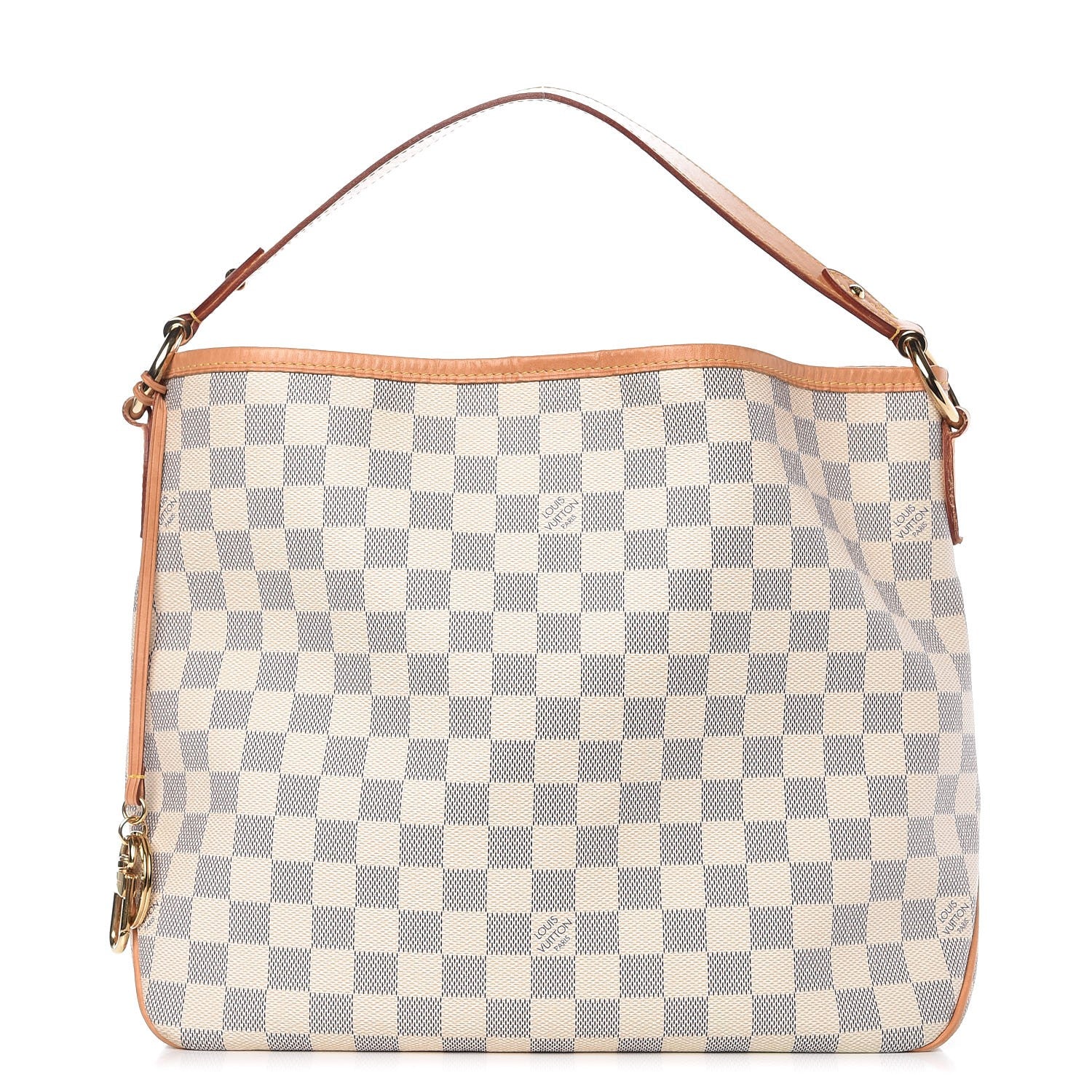 Louis Vuitton Damier Azur Delightful PM Rose Ballerine 1 of 12