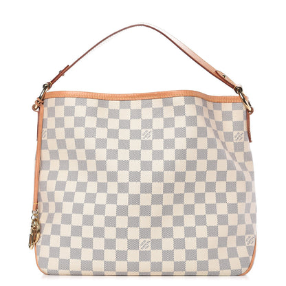 Louis Vuitton Damier Azur Delightful PM Rose Ballerine 1 of 12