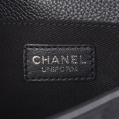 Chanel Grained Calfskin Quilted 2.55 Reissue Flap Belt Bag Clutch Black 7 of 13
