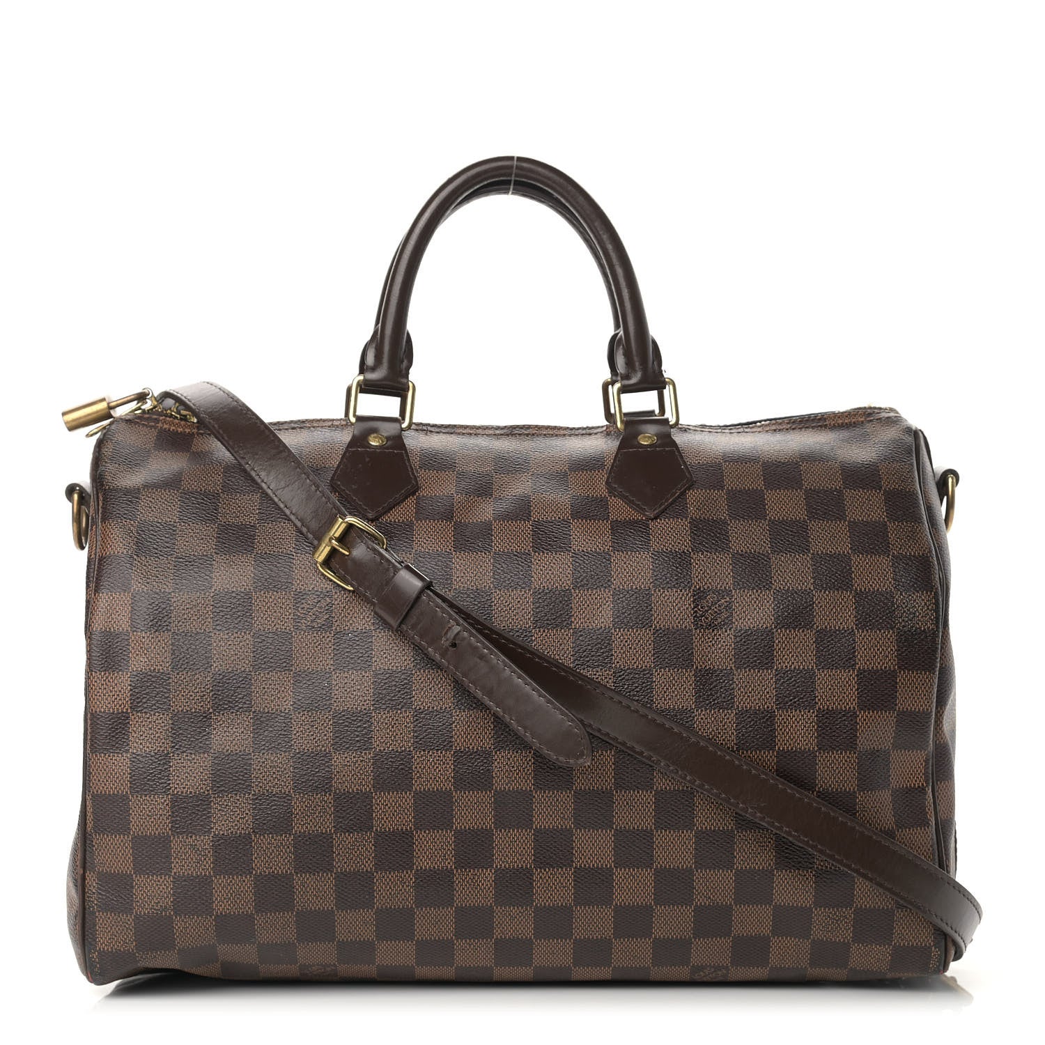 Louis Vuitton Damier Ebene Speedy Bandouliere 35 1 of 26