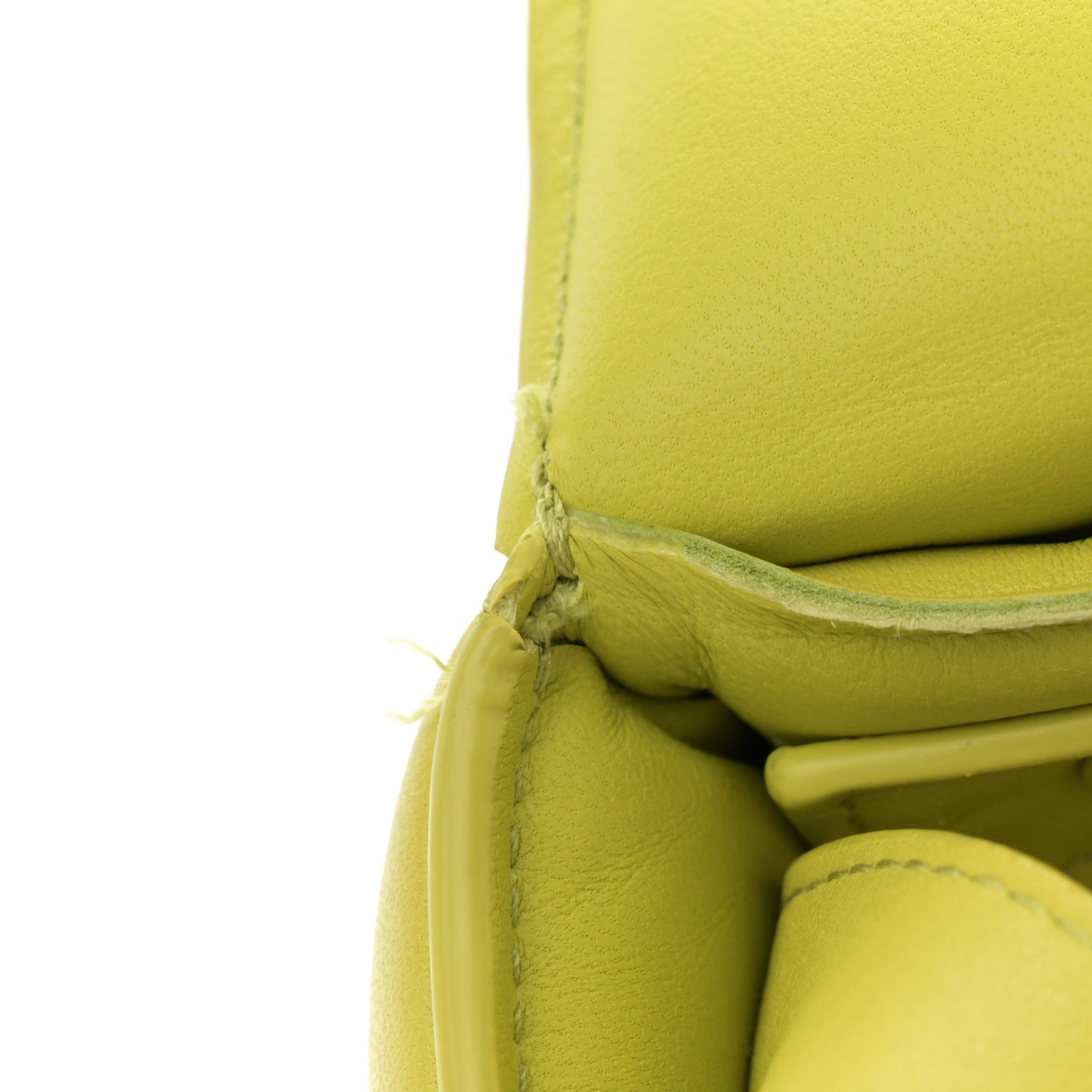Nappa Maxi Intreccio Padded Cassette Crossbody Bag Kiwi
