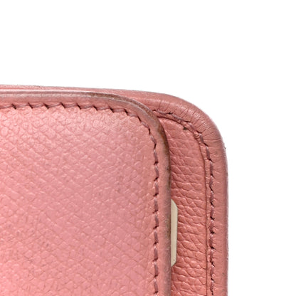 Chanel Grained Calfskin CC Button Pocket Agenda Cover Pink 12 of 28