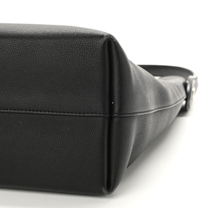 Louis Vuitton Calfskin Lockme Hobo Black 9 of 14