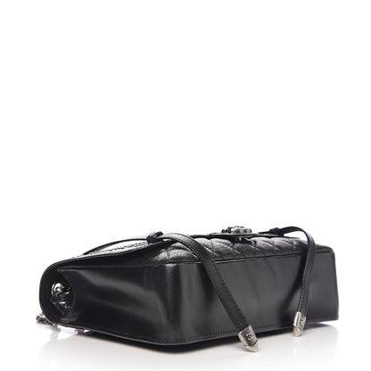 Chanel Studded Calfskin Lambskin Paris Dallas Flap Black 3 of 15