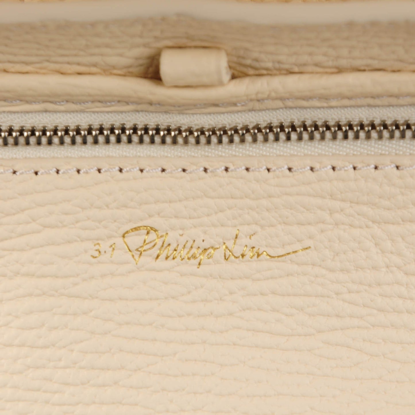 3.1 Textured Calfskin Pashli Backpack Milk
