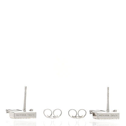 Louis Vuitton Crystal LV Iconic Earrings Silver 3 of 5