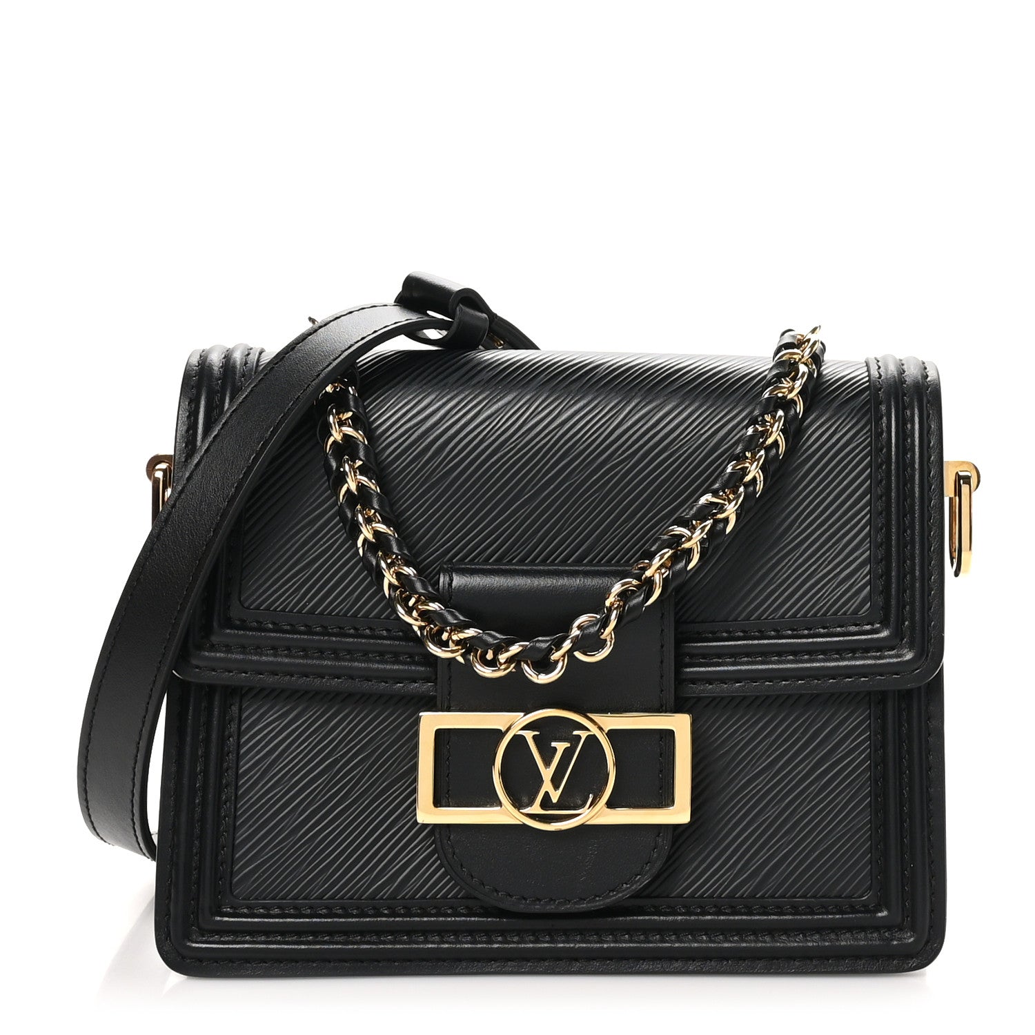 Louis Vuitton Epi Mini Dauphine Black 1 of 10