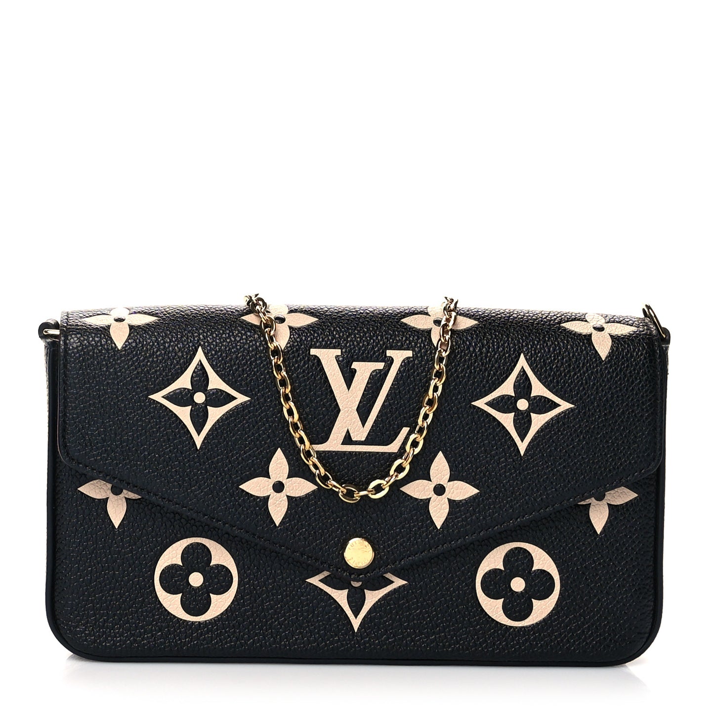 Empreinte Monogram Giant Felicie Pochette Black Beige