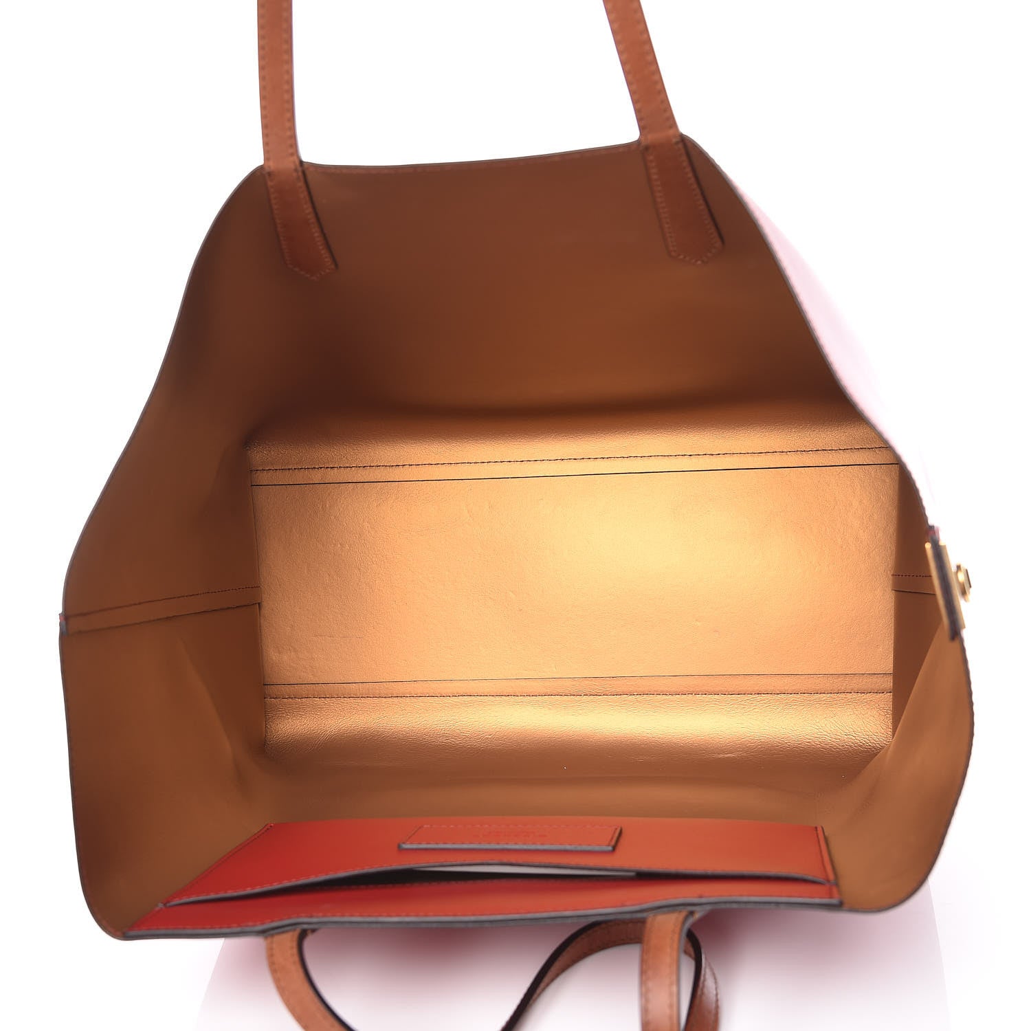 Givenchy Calfskin Medium GV Shopper Tote Dark Red 5 of 15
