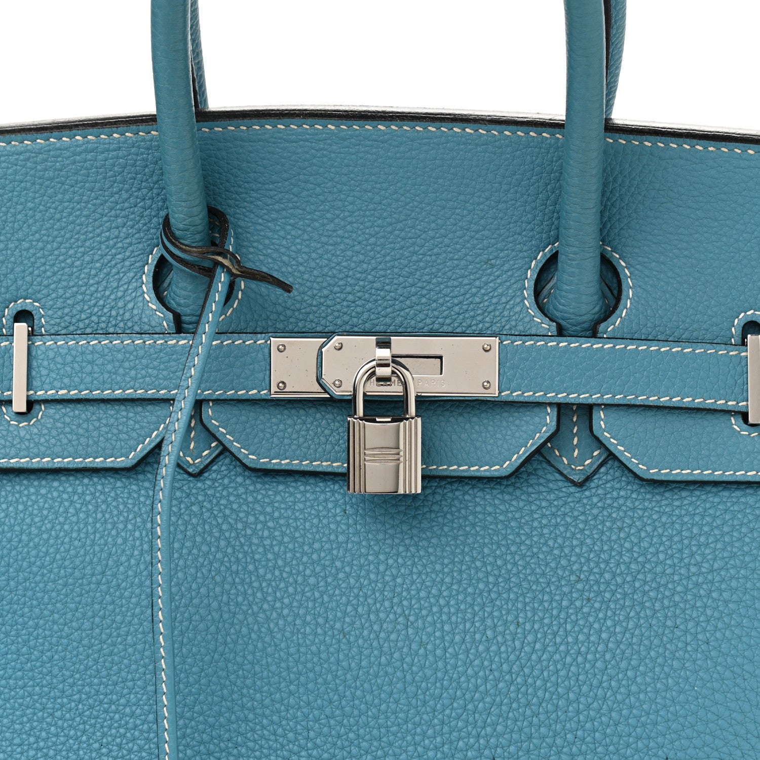 Hermes Togo Birkin 35 Blue Jean 8 of 13