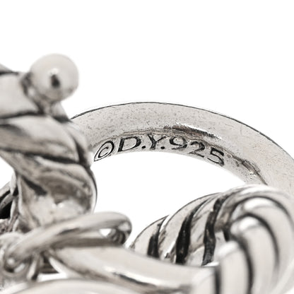 David Yurman Sterling Silver 10mm Medium Oval Link Bracelet 2 of 3