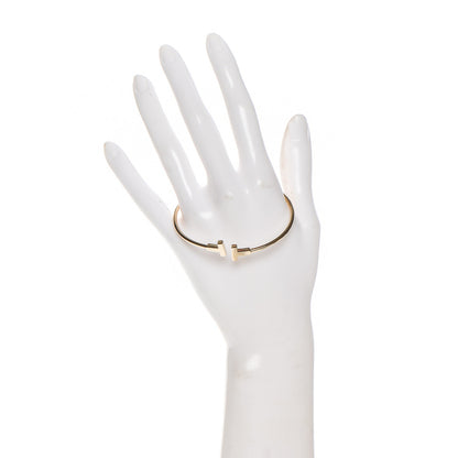 Tiffany 18K Yellow Gold T Wire Bracelet 2 of 5