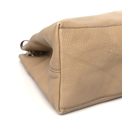 Gucci Pebbled Calfskin Large Soho Chain Shoulder Bag Nude 9 of 16