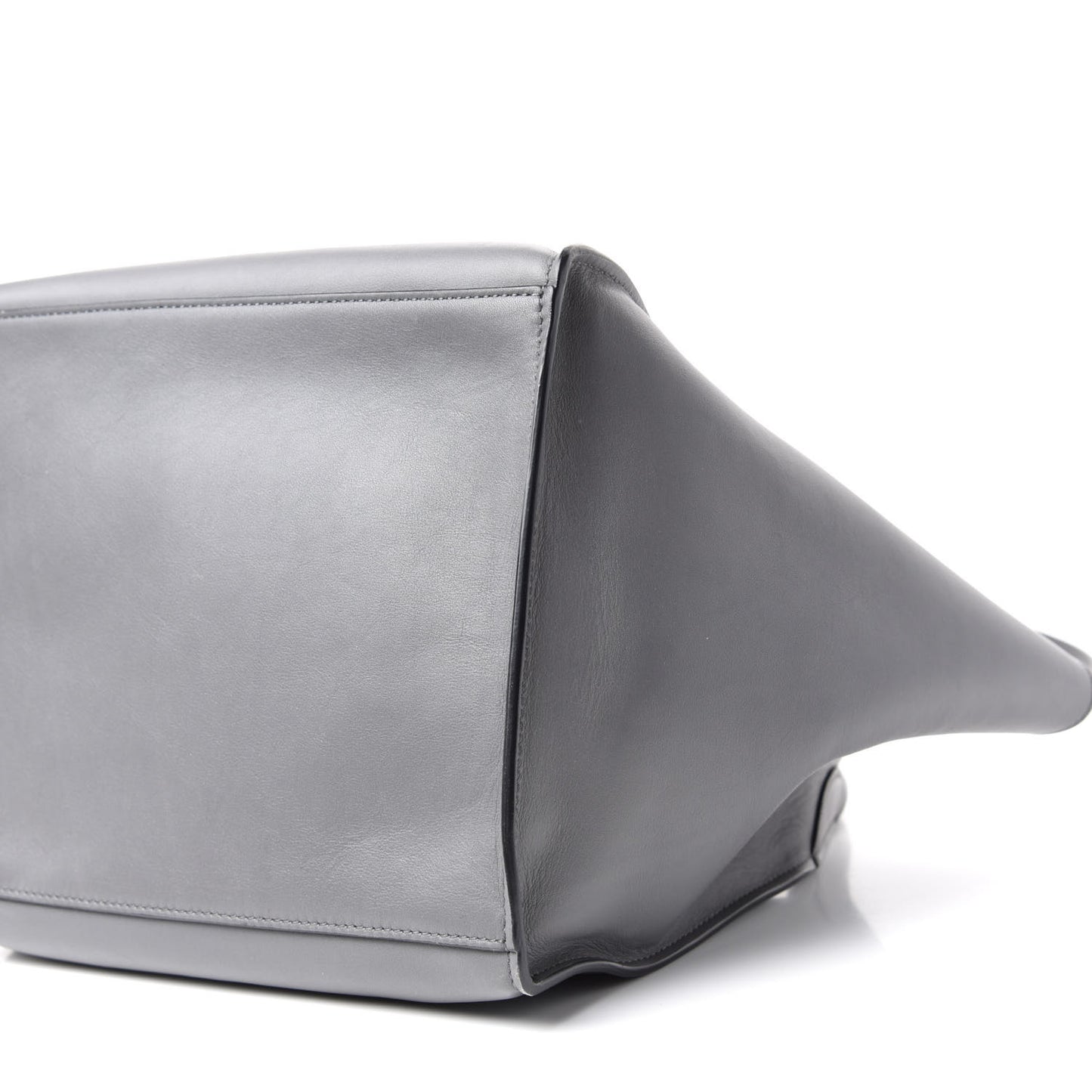 Supple Calfskin Small Big Bag Medium Grey