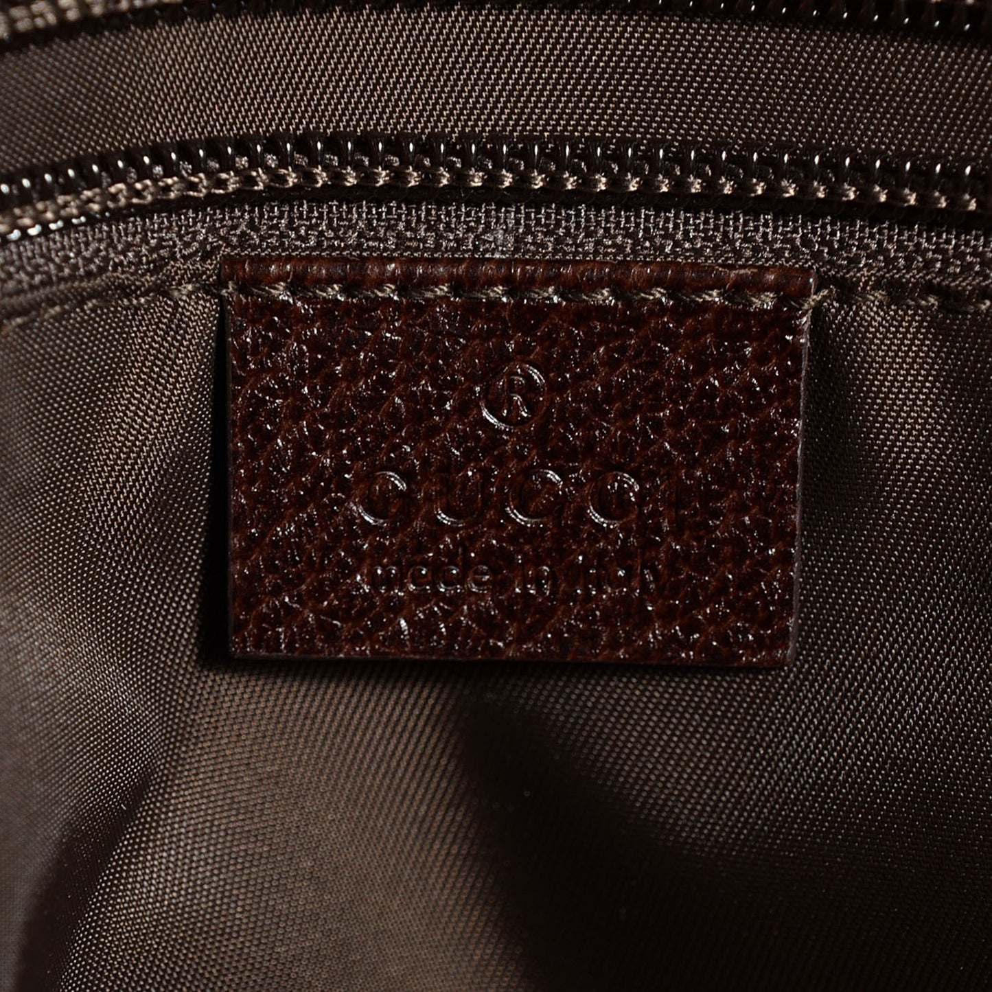 Monogram Web Large Diaper Tote Brown