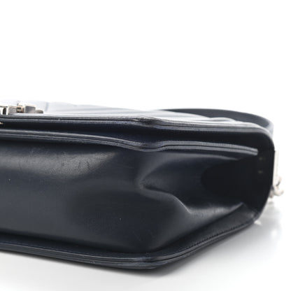 Chanel Calfskin Chevron Medium Boy Flap Navy 7 of 9