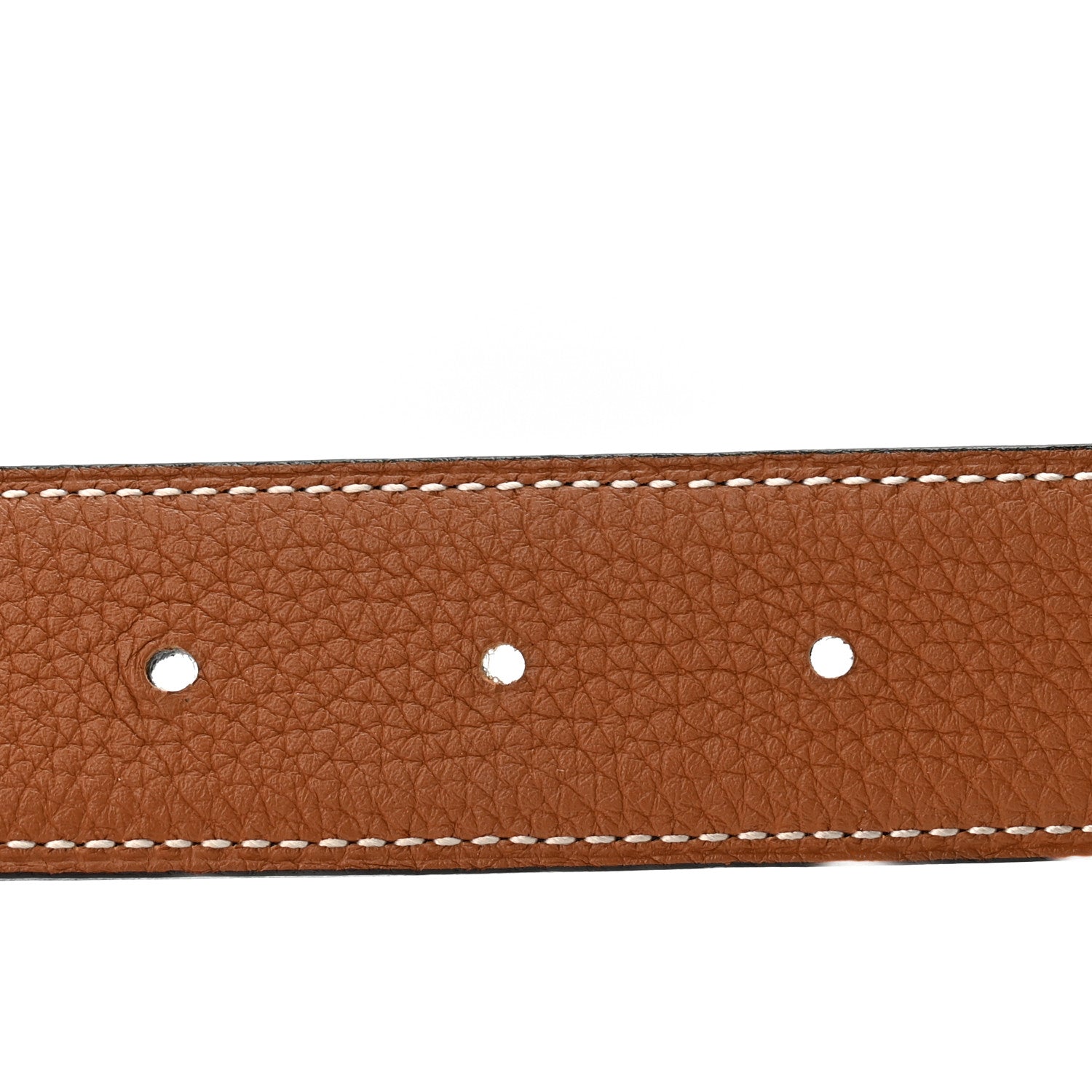 Hermes Box Togo 32mm Martelee Constance Belt 80 32 Black Gold 4 of 7