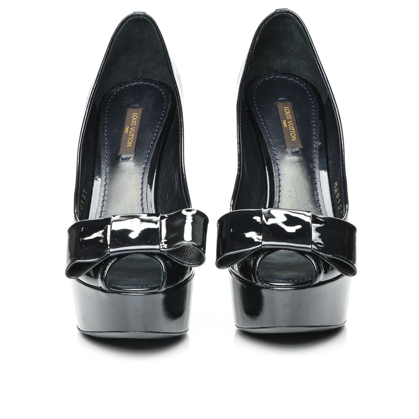 Vernis True Peep Toe Pumps 37 Blue Infini