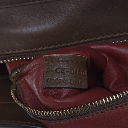 Celine Smooth Calfskin Suede Mini Luggage Khaki 8 of 20