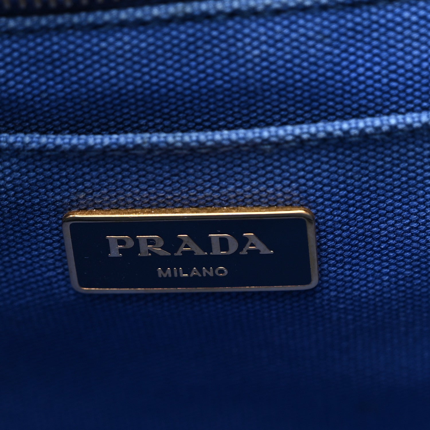 Prada Canapa Logo Tote Cobalto 6 of 11