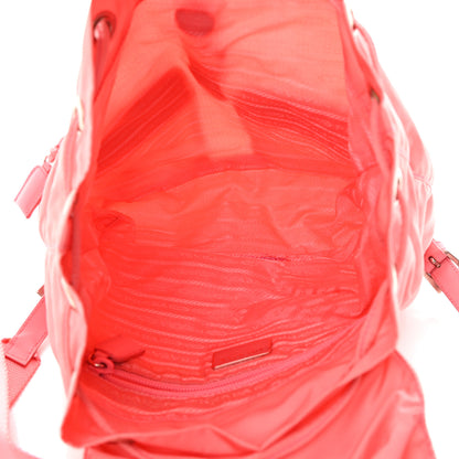 Prada Nylon Vela Medium Backpack Pink 5 of 19