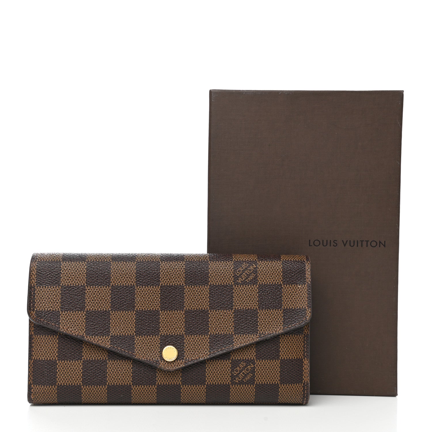 Louis Vuitton Damier Ebene Sarah Wallet NM 10 of 10
