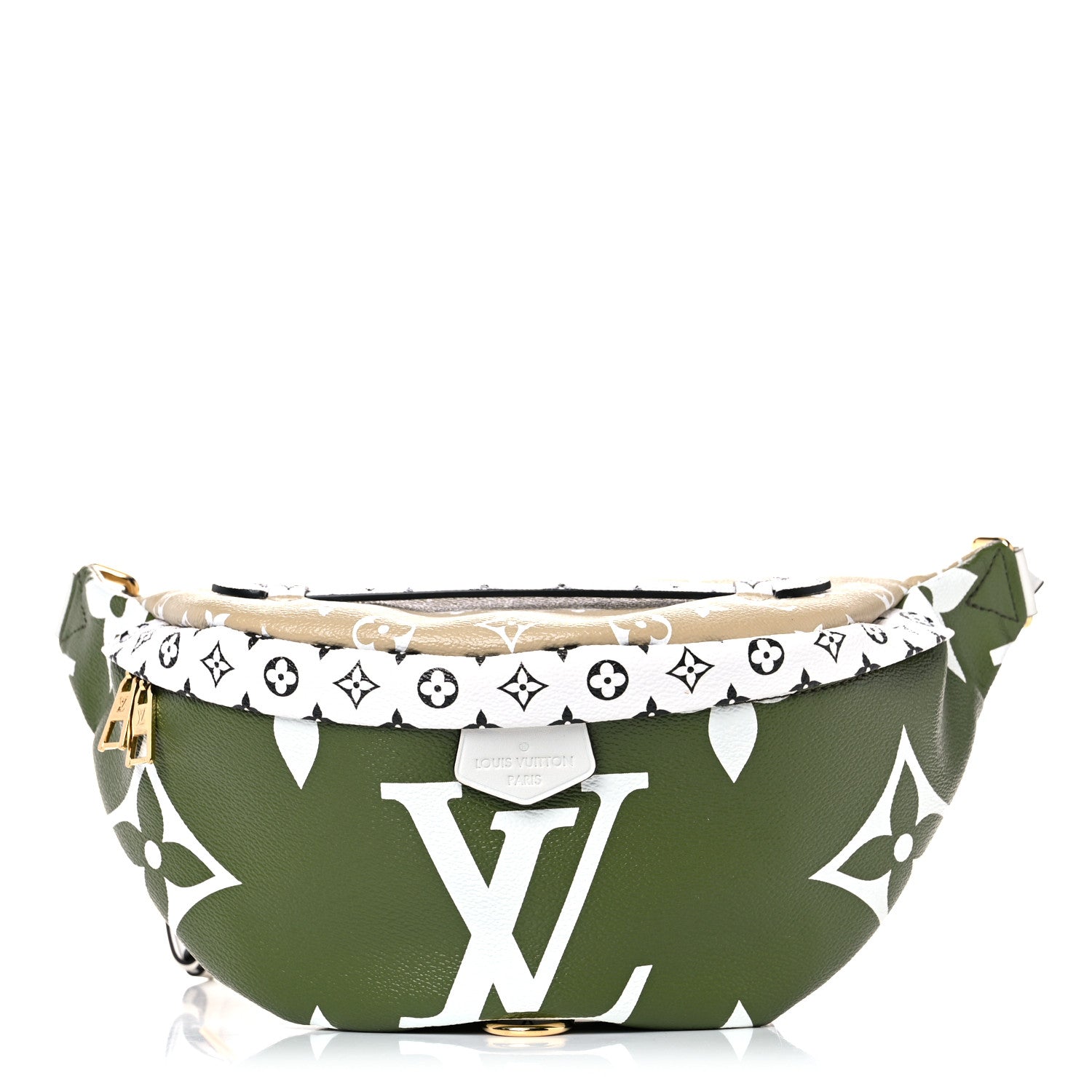 Louis Vuitton Monogram Giant Bumbag Kaki Beige 1 of 9