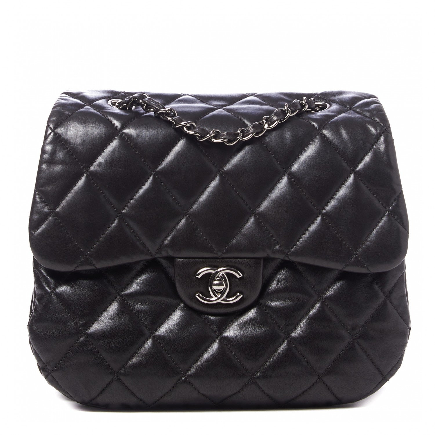 Chanel Lambskin Quilted Chanel 3 Large Flap Black 1 of 9