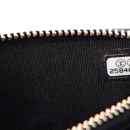 Chanel Caviar Quilted CC Filigree Clutch With Chain Black 8 of 10