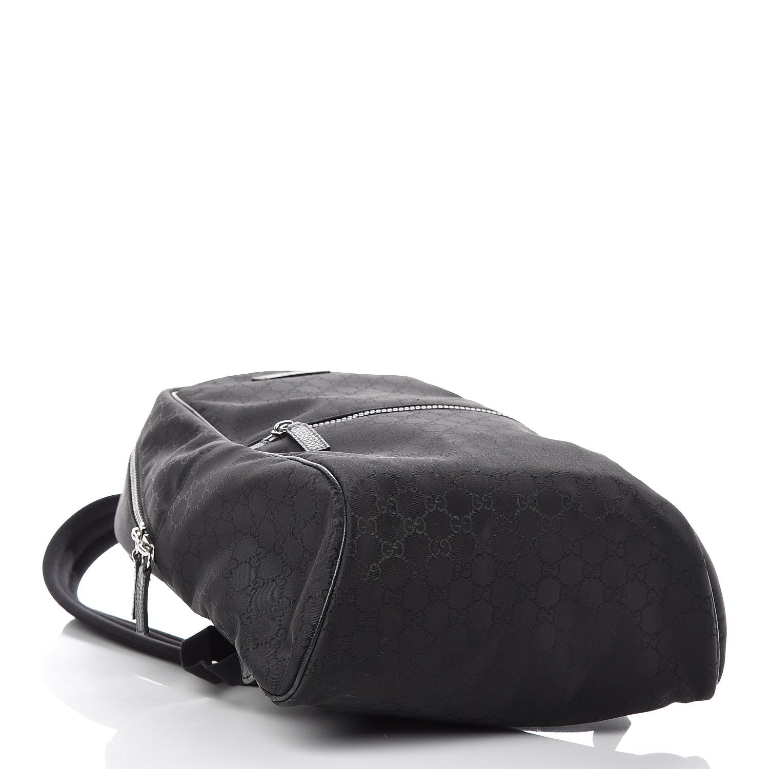 Gucci Nylon Monogram Slim Backpack Black 4 of 11