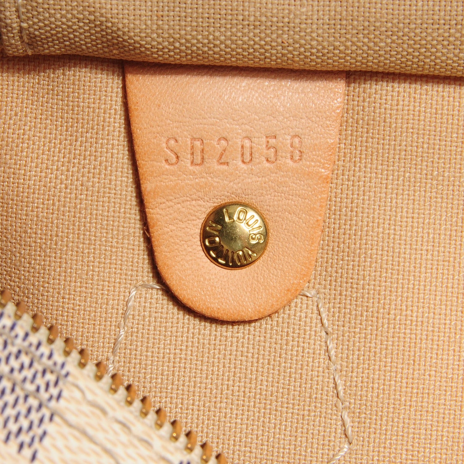 Louis Vuitton Damier Azur Speedy 30 7 of 7