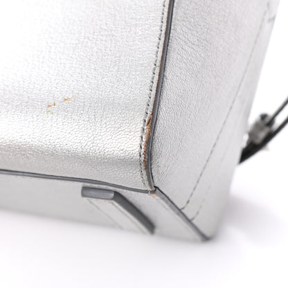 Givenchy Metallic Sugar Goatskin Mini Antigona Silver 9 of 16